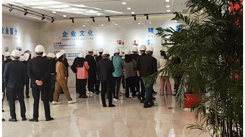 參會代表參觀優(yōu)秀企業(yè)